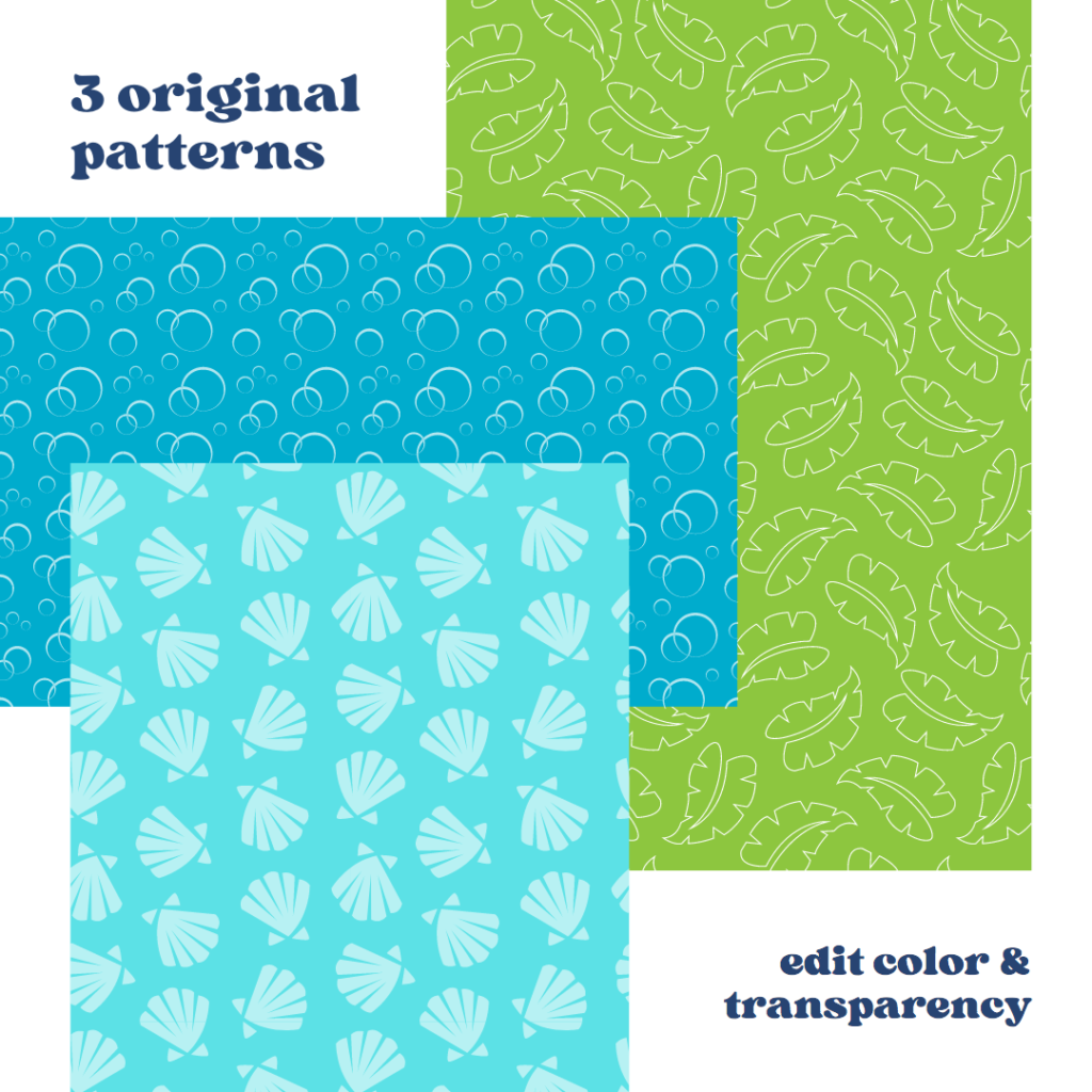 3 original patterns